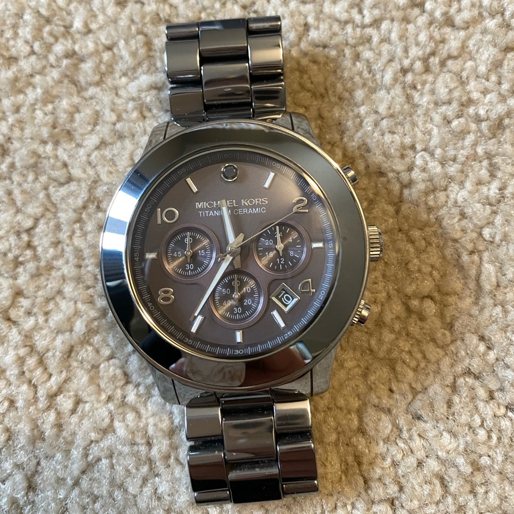 Michael Kors titanium watch